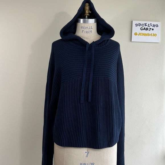rag & bone Tops - NWT👕 rag & bone Ann Cotton Hoodie SZ-L